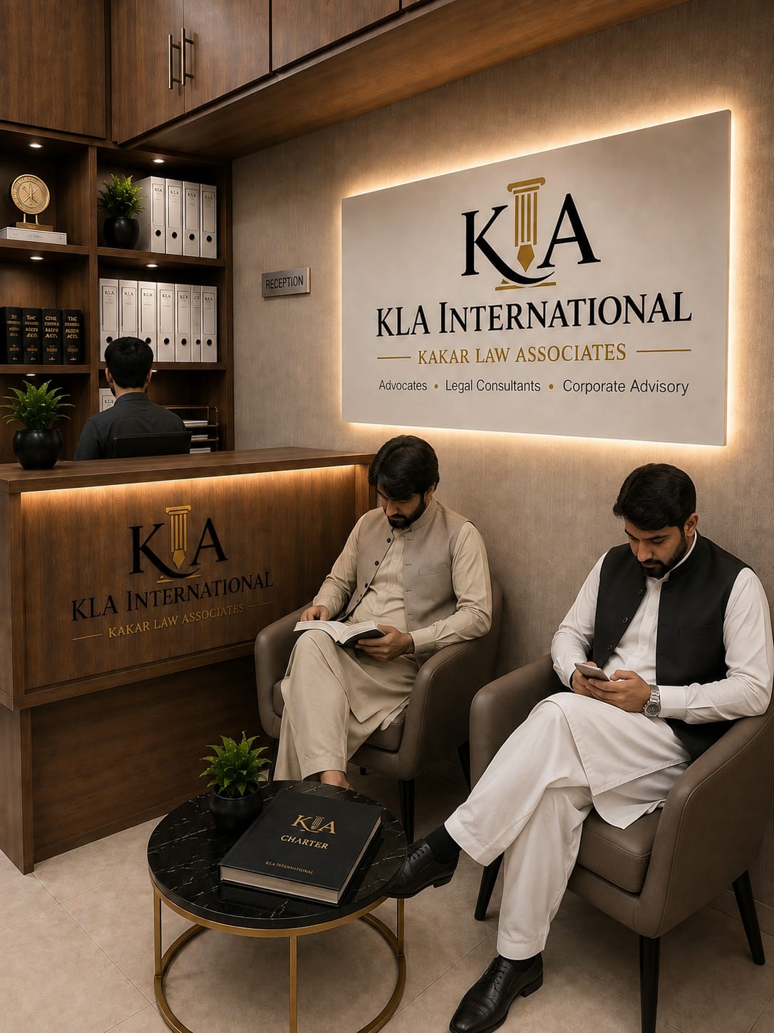 KLA International office and library